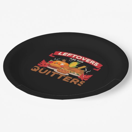 Overblijfselen zijn voor stoppers minimaal creatie papieren bordje (Gekanteld)