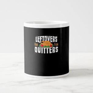 Overblijfsels Zijn Voor Opgave Grappige Thanksgivi Grote Koffiekop