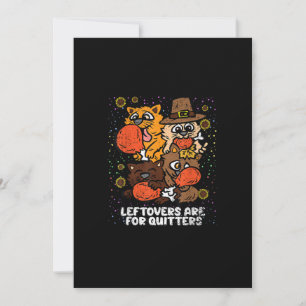 Overblijfsels Zijn Voor Opgave Thanksgiving Day Gr Feestdagenkaart