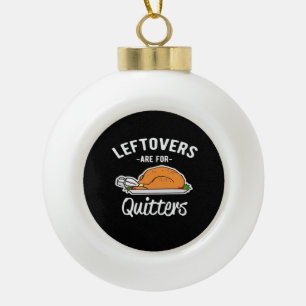 Overblijfsels Zijn Voor Opgave Thanksgiving Kalkoe Keramische Bal Ornament