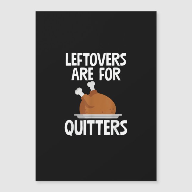 Overblijfsels Zijn Voor Stoppen Funny Thanksgiving (Voorkant)