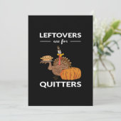 Overblijfsels Zijn Voor Stoppen V Feestdagenkaart (Staand voorkant)