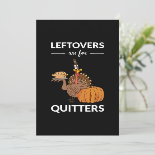 Overblijfsels Zijn Voor Stoppen V Feestdagenkaart (Staand voorkant)