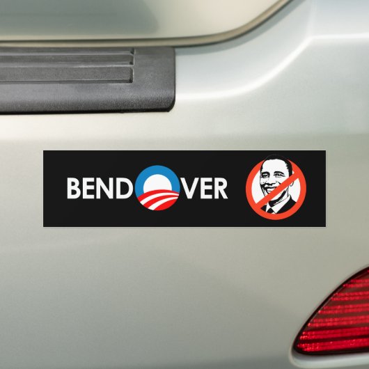 OVERBODEN BUMPERSTICKER (Op auto)