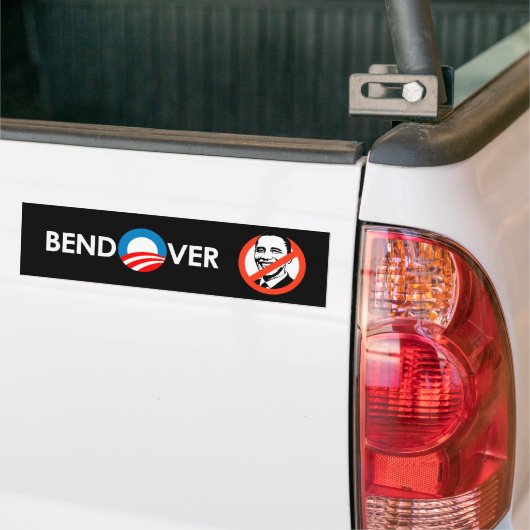 OVERBODEN BUMPERSTICKER (Op Truck)
