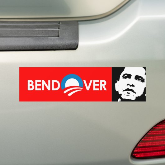 OVERBODEN BUMPERSTICKER (Op auto)