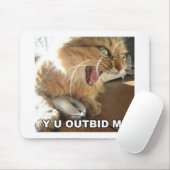 overbodige kat muismat (Met muis)