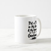 Overboord met vreugde koffiemok (Voorkant rechts)