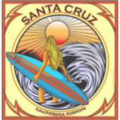 OVERBRENGING SANTA CRUZ CALIFORNIA STICKER (Voorkant)