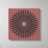 Overbrugde cirkel canvas afdruk (Voorkant)