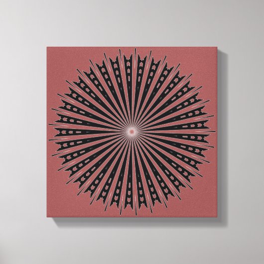 Overbrugde cirkel canvas afdruk (Voorkant)