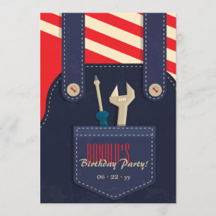 Overbruggingen en zgn. Birthday-uitnodiging Kaart