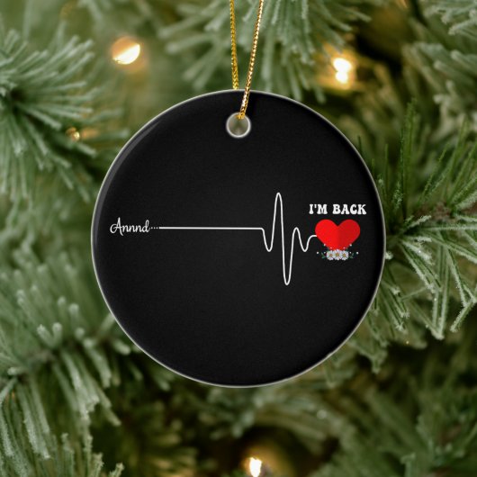 Overbruggingsoperatie Hartaanval Overlevende Keramisch Ornament (Boom)