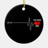 Overbruggingsoperatie Hartaanval Overlevende Keramisch Ornament (Voorkant)