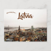 Overcast Day in Riga, Letland Briefkaart (Voorkant)