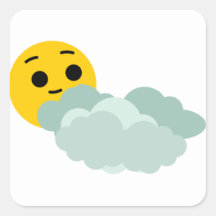 Overcast day Weather Tracker Sticker sheet