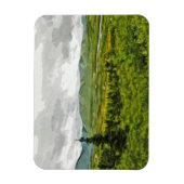 Overcast in het Nationaal Park Denali Abstract Ala Magneet (Verticaal)
