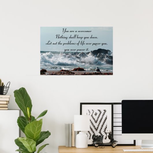 Overcomer_ Afdrukken Poster (Thuiskantoor)
