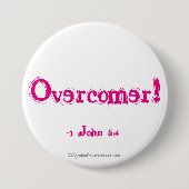 Overcomer! Ronde Button 7,6 Cm (Voorkant)