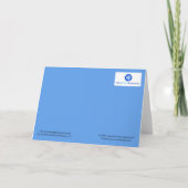 Overcoming Challenges Motivational Beach Scene Bedankkaart (Achterkant)