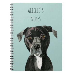 "Overdadig" Pit Bull Dog Schilderen Notitieboek