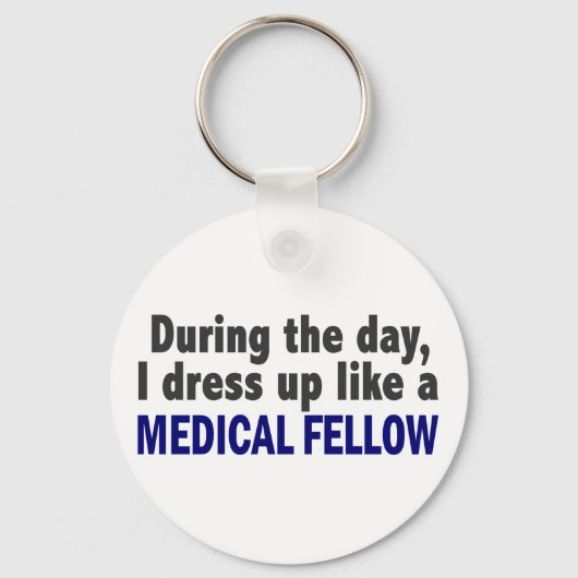 Overdag dress ik als een medisch geel. sleutelhanger (Voorkant)