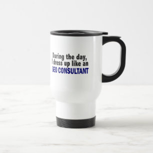 Overdag dress ik als een SEO-consultant Reisbeker