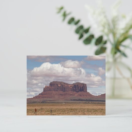 Overdag. Foto van Monument Valley. Briefkaart (Staand voorkant)