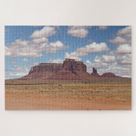 Overdag. Foto van Monument Valley. Legpuzzel (Horizontaal)