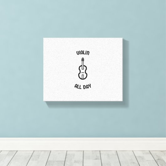 Overdag geweld canvas afdruk (Insitu (Houten vloer))