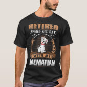 Overdag in ruste met Dalmatian Dog Tshirt (Voorkant)