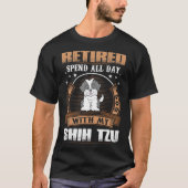 Overdag in ruste met sjiitisch Tzu-dog-shirt T-shirt (Voorkant)