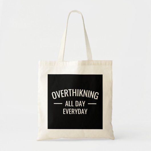 Overdag overdenken tote bag (Voorkant)