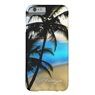 Overdag Strand & Palm Trees Tropische Telefoon Cas Barely There iPhone 6 Hoesje