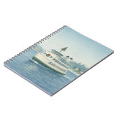 Overdag Veerboot Kerst Kaart Notitieboek (Linkerzijde)