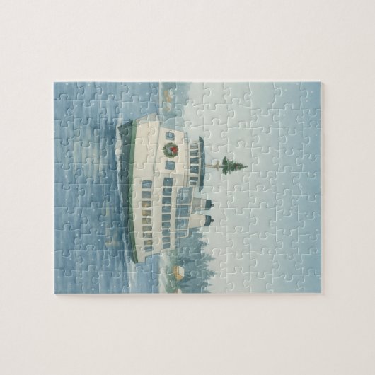 Overdag Veerboot Kerstmis Legpuzzel (Horizontaal)