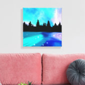 Overdagreflecties Canvas Afdruk (Insitu (Woonkamer))