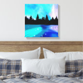 Overdagreflecties Canvas Afdruk (Insitu (Slaapkamer))