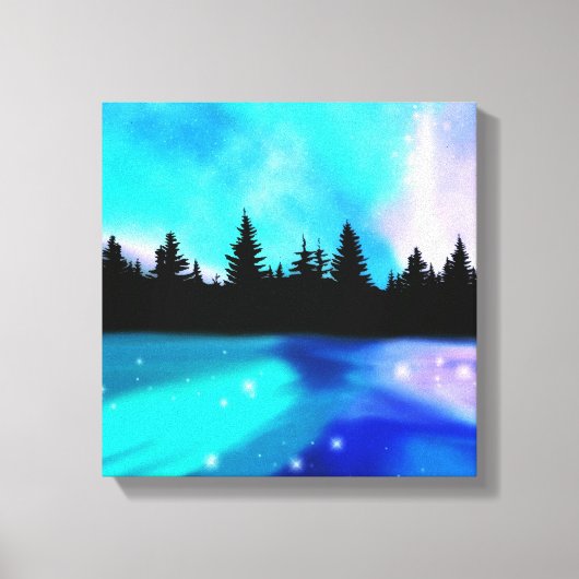 Overdagreflecties Canvas Afdruk (Voorkant)