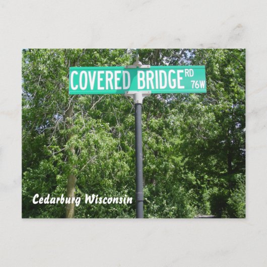 Overdekt Bridge Park Briefkaart (Voorkant)