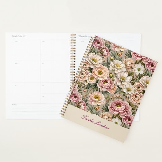 Overdekt met oude Rozen Planner (Display)