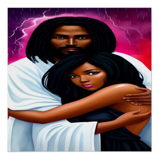 "Overdekt" Poster voor Christelijke Waterverf (Voorkant)