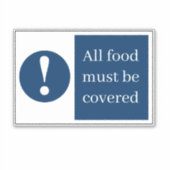 overdekt voedsel sticker (Voorkant)