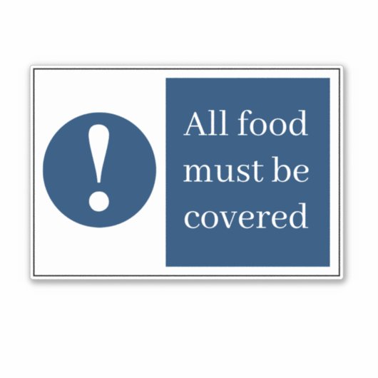 overdekt voedsel sticker (Voorkant)