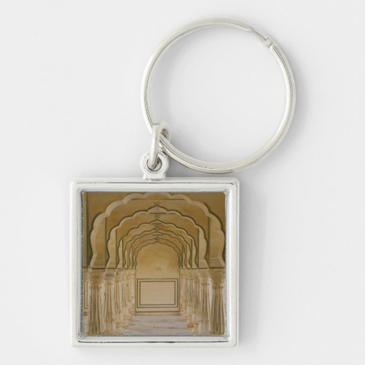 Overdekte arcade met zuilen in het Amber Palace, Sleutelhanger (Voorkant)