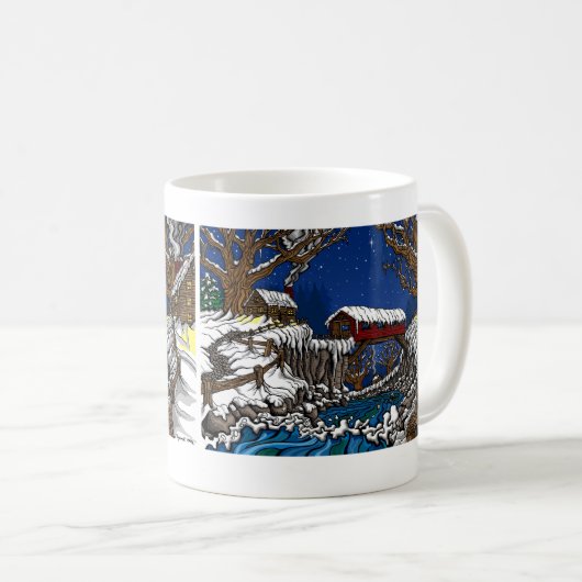 Overdekte Bridge 11 oz Classic Mok (Voorkant rechts)