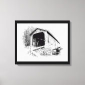 Overdekte Bridge Art Print (Voorkant)