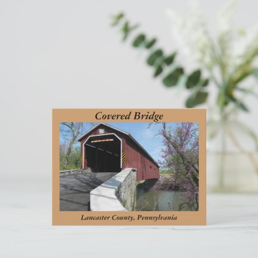 Overdekte brug - Briefkaart (Staand voorkant)