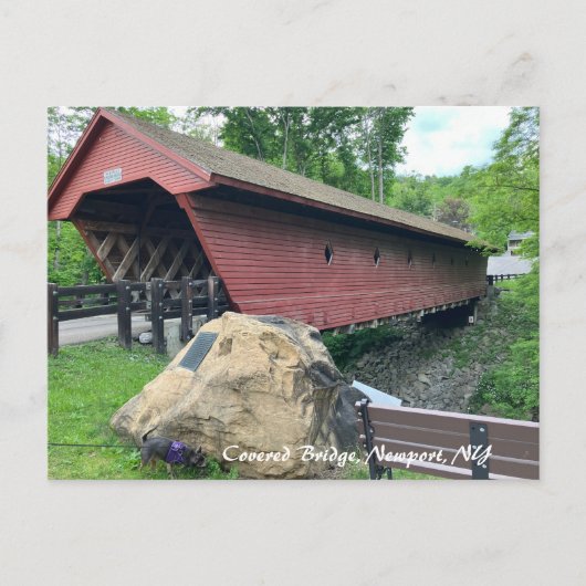Overdekte Brug Briefkaart (Voorkant)