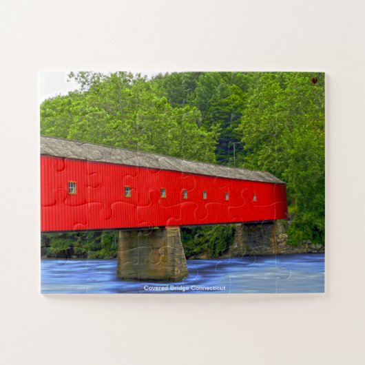 Overdekte Brug Connecticut Legpuzzel (Horizontaal)